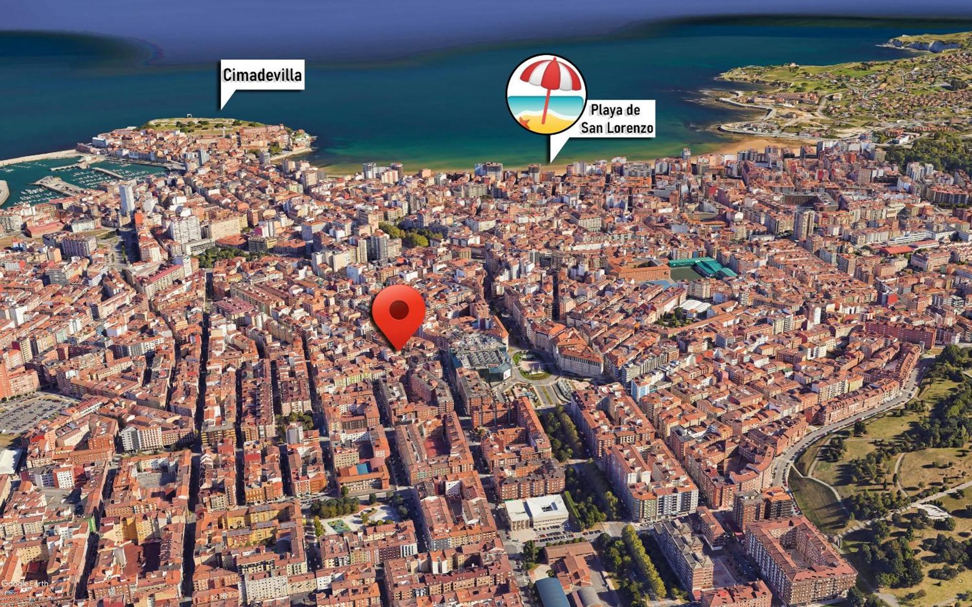 Apartamento Luisa Gijon Gijón Exterior foto